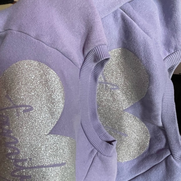 Falls Creek twin set light purple, lavender sweatshirts. 3T size set of 2. - Picture 9 of 9